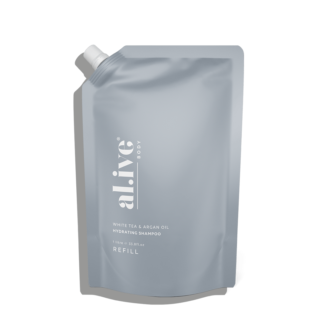 Alive Shampoo Refill - White Tea & Argan Oil