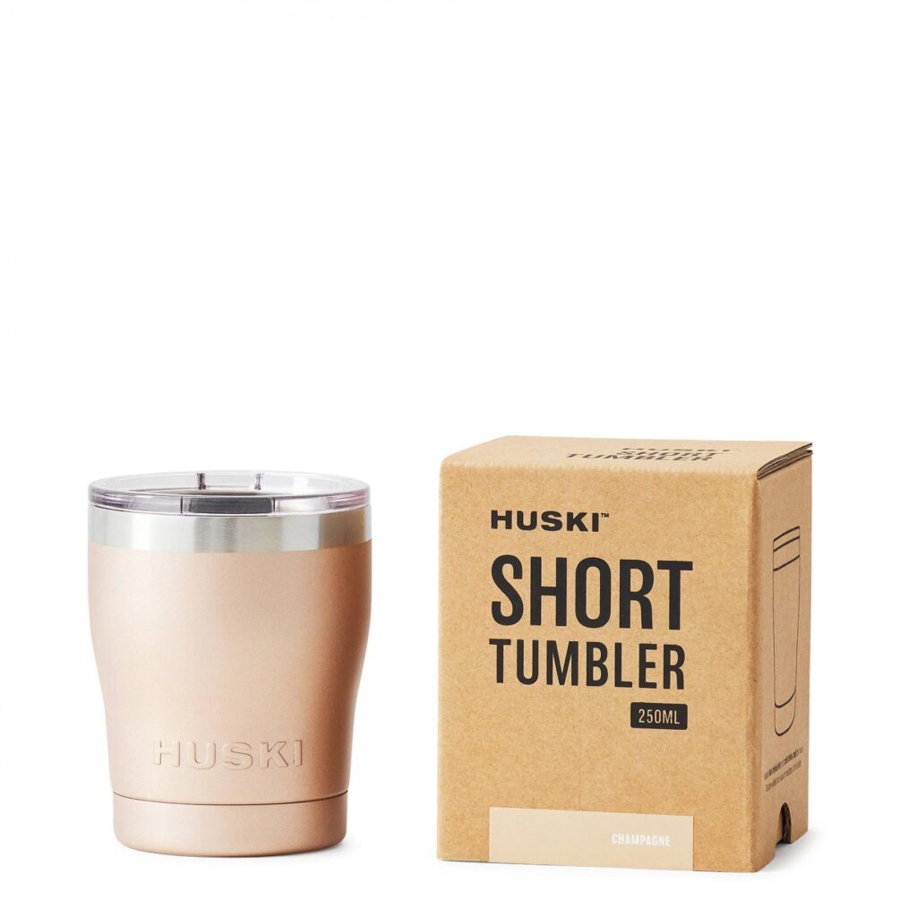 Huski Short Tumbler 250ml in Champagne