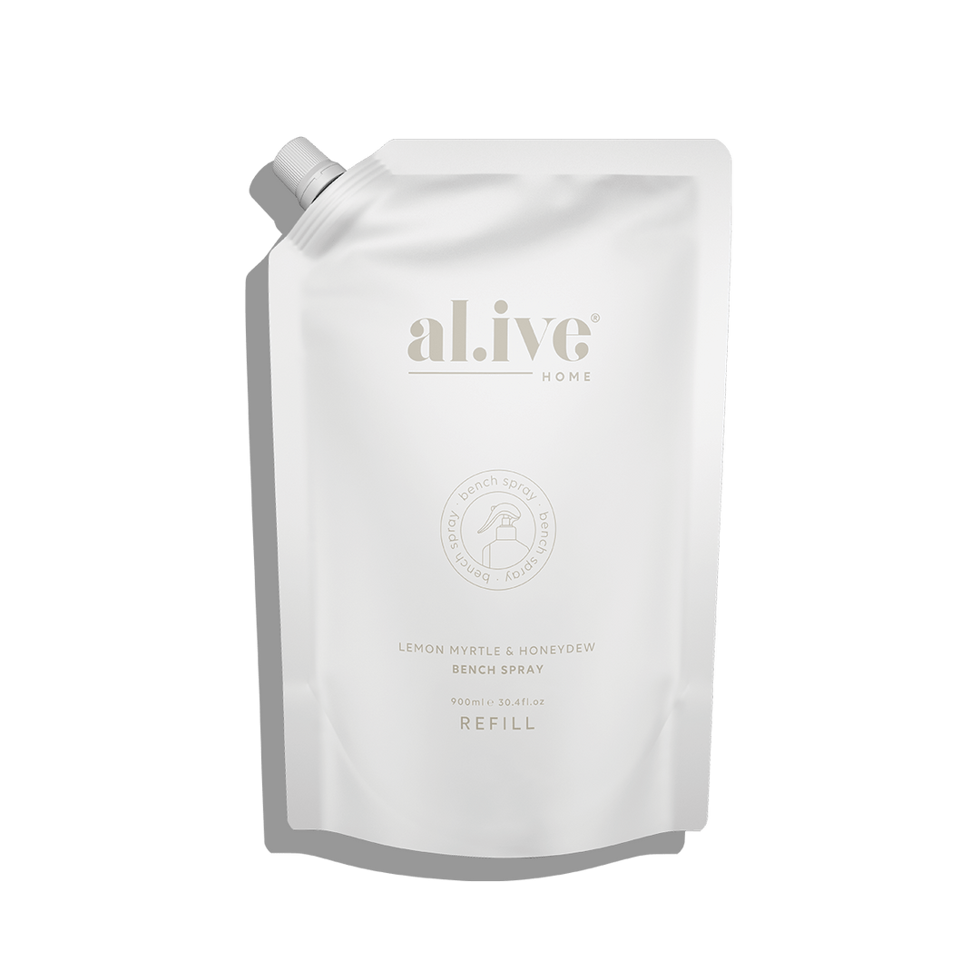 Alive Kitchen Bench Spray Refill - Lemon Myrtle & Honeydew