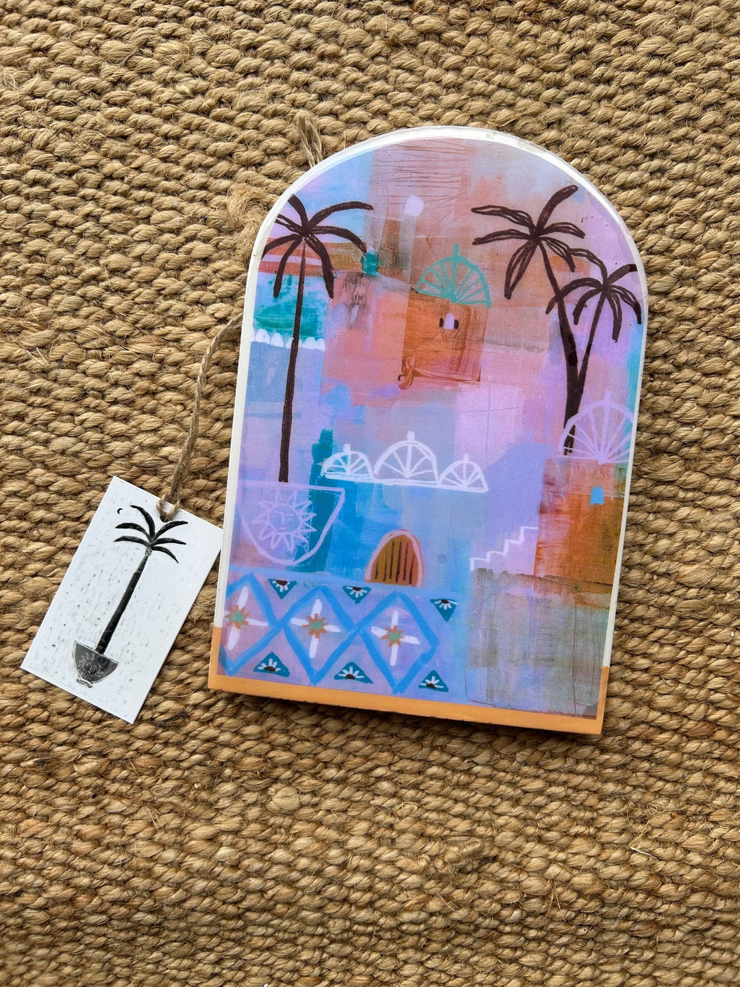 The Blue City Arched Tile
