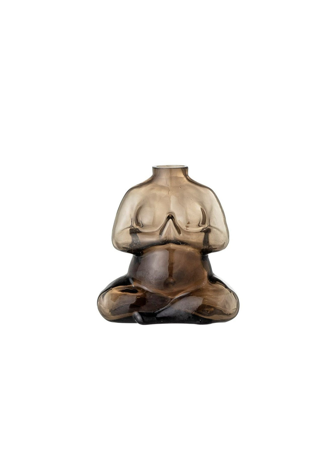 Elze Vase - Brown Glass