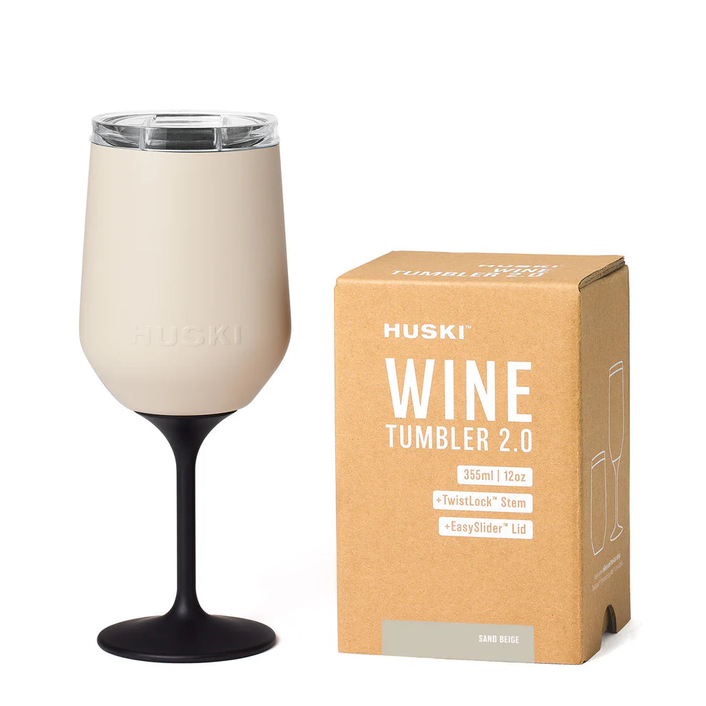 HUSKI WINE TUMBLER- SAND BEIGE
