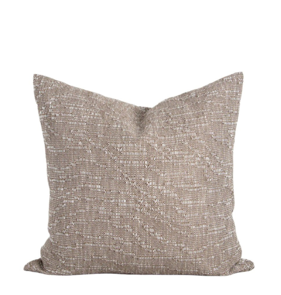 Baya Alder Cushion - Coffee