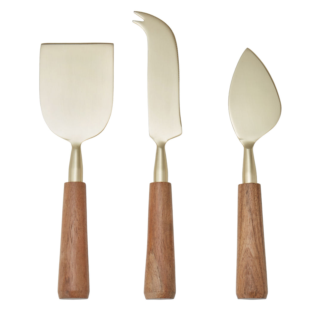Amalfi Acacia Wood Cheese Knife Set
