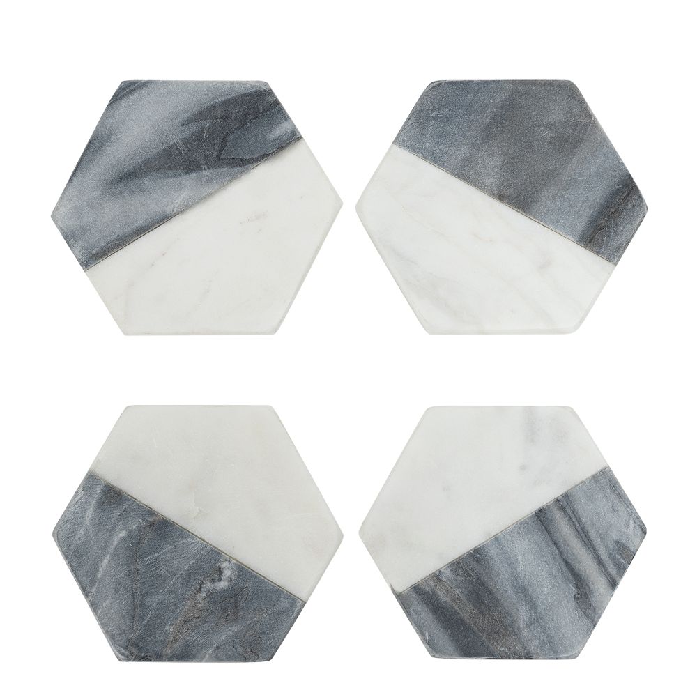 Graze Marble Coaster Hexagon