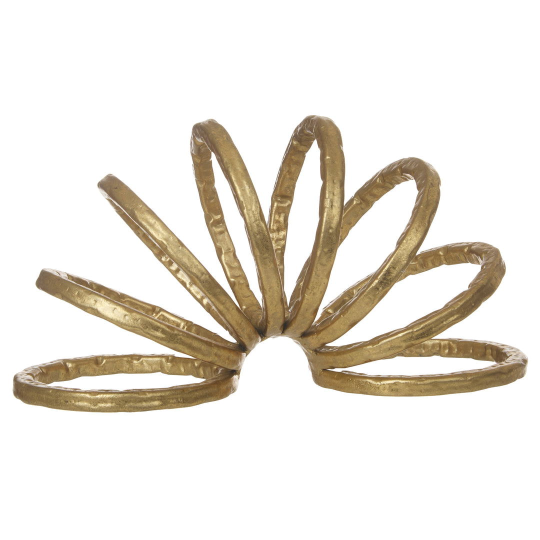 Slinky Gold Sculpture