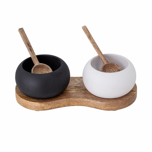 Fig Salt & Pepper Jar - Black Mango