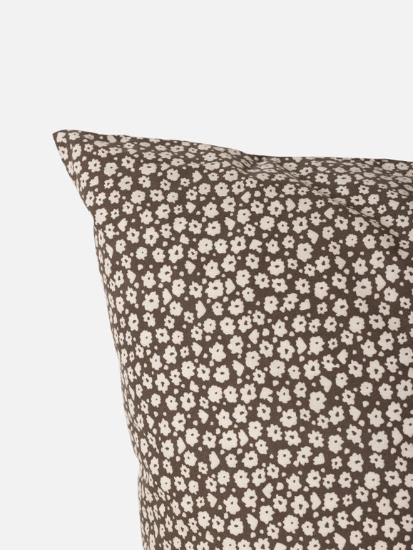Forget Me Not Pillowcase Euro - Rye/Bone