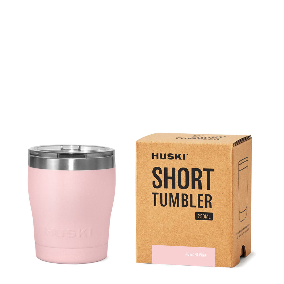 Huski Short Tumbler 250ml Powder Pink