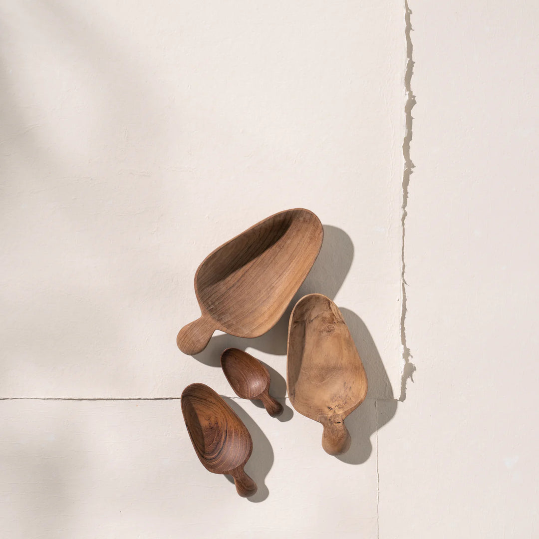 Soli Recycled Timber Scoops