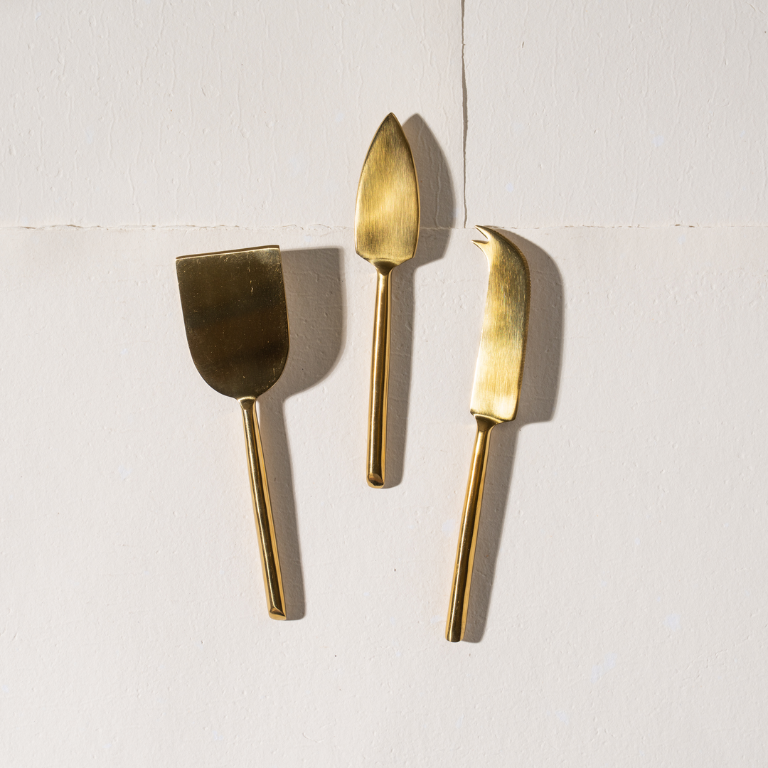 Zoya Brass Cheese Set