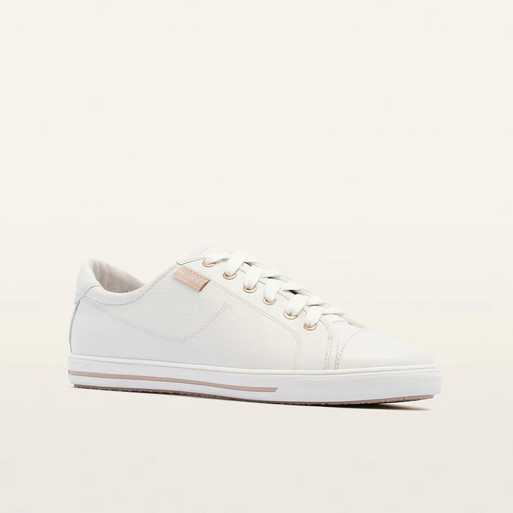 Nat lll White Pebbled Sneaker