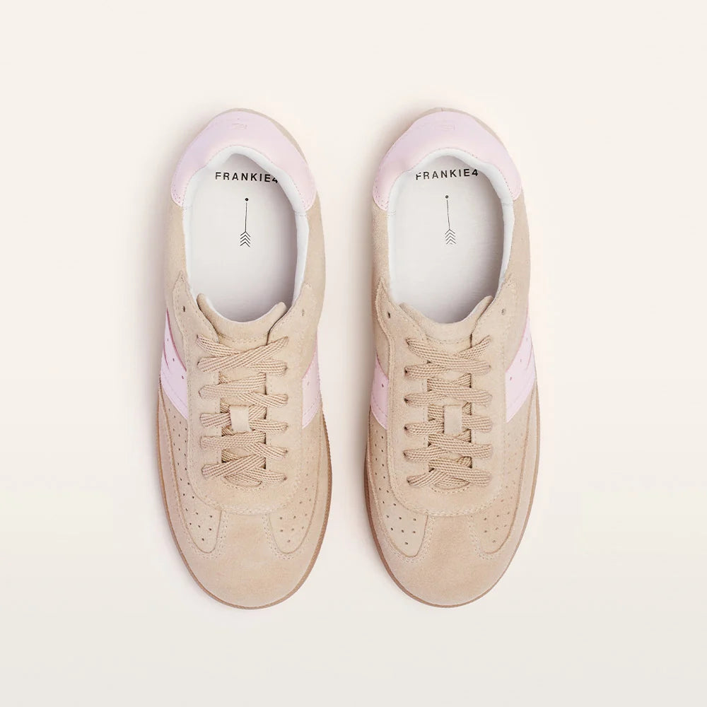 Levi Oat Milk Suede Womens Leather Sneaker