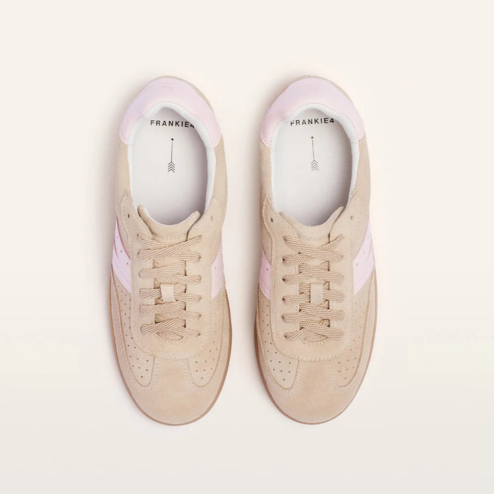 Levi Oat Milk Suede Womens Leather Sneaker