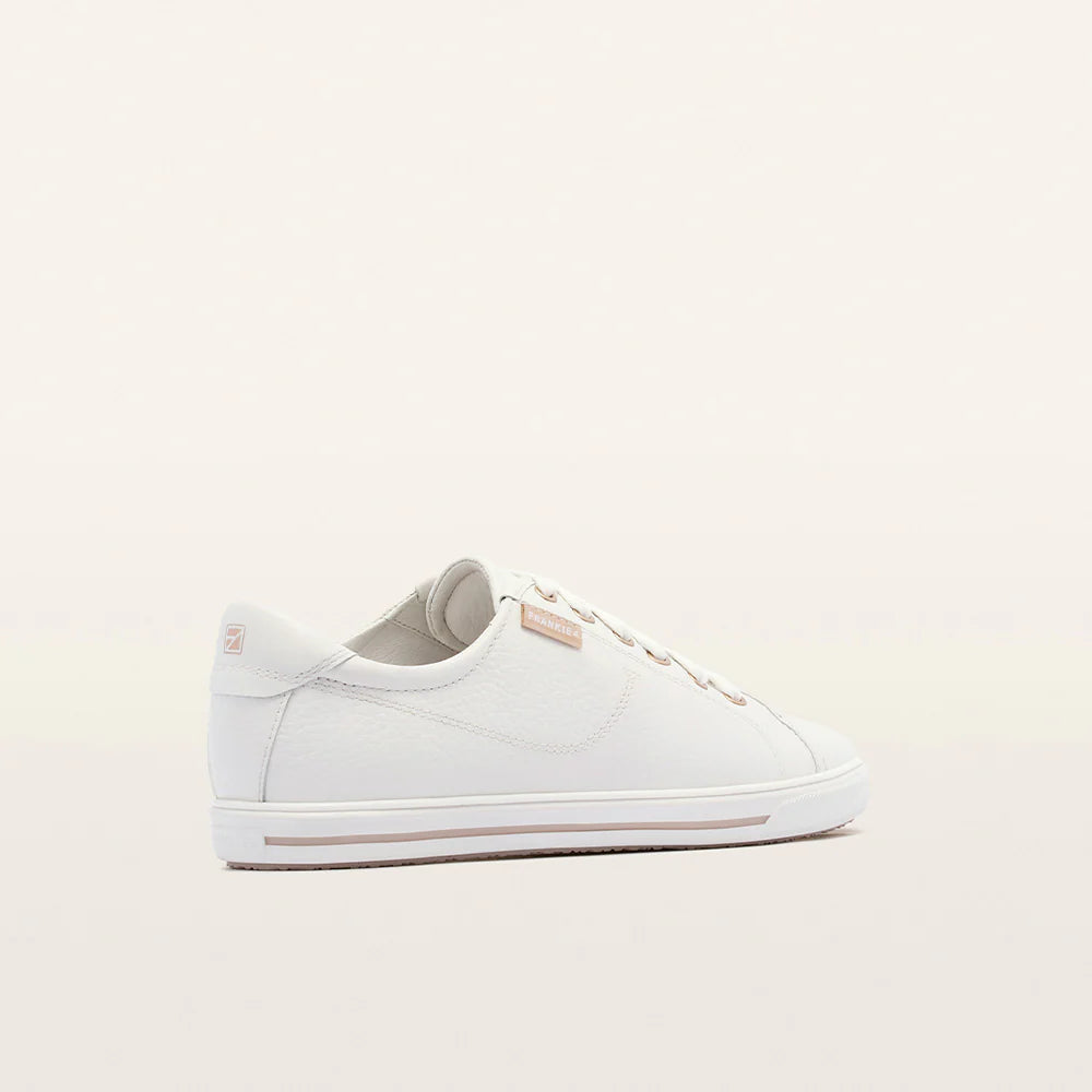 Nat lll White Pebbled Sneaker
