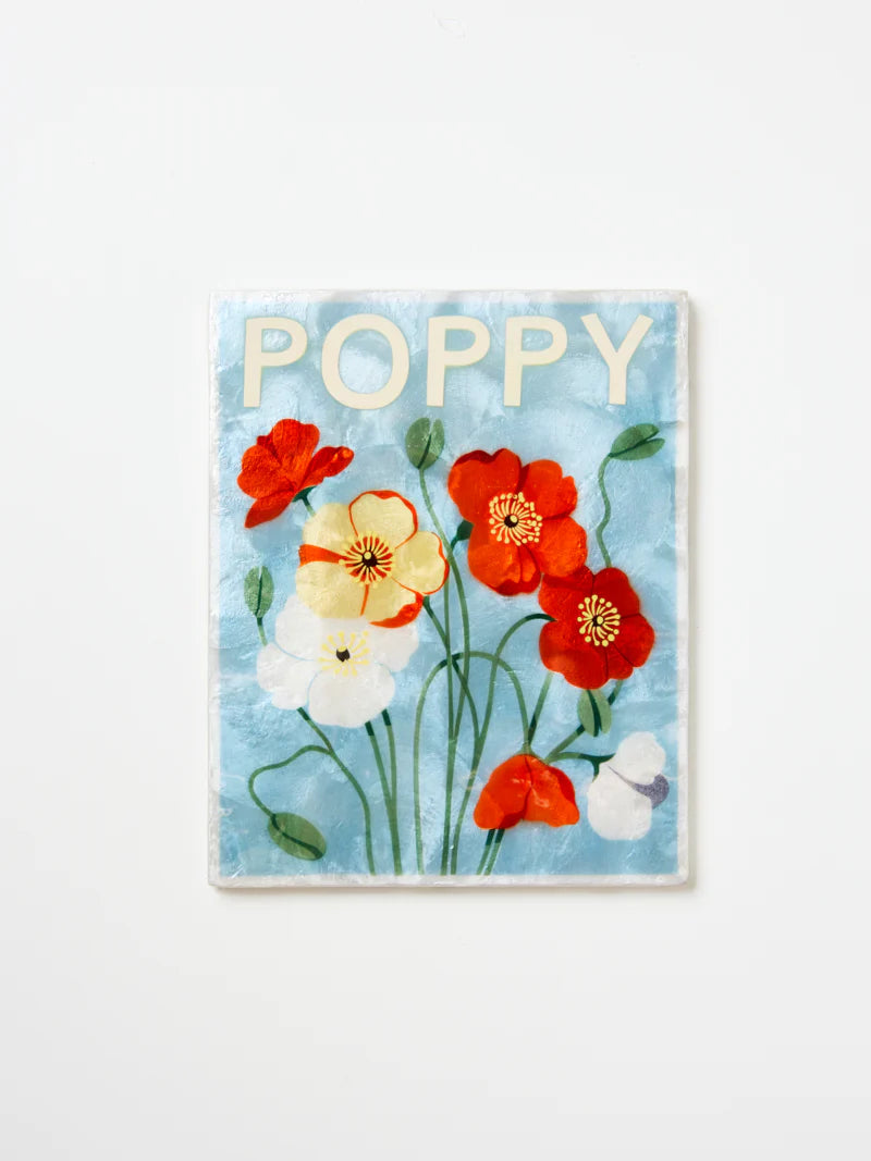 Market Wall Art - Poppy