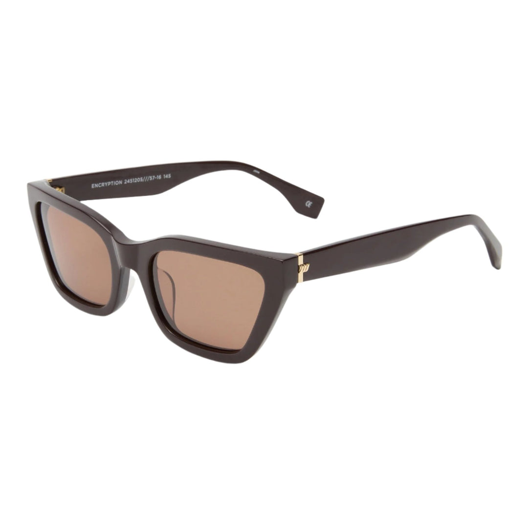Le Specs Encryption Sunglasses in Chocolate