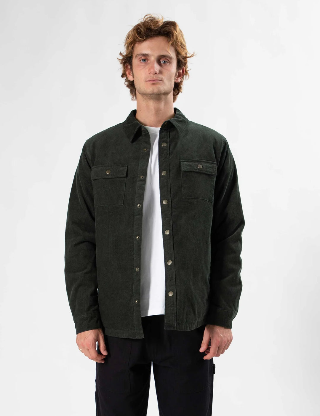 Quilted Cord Jacket Pine