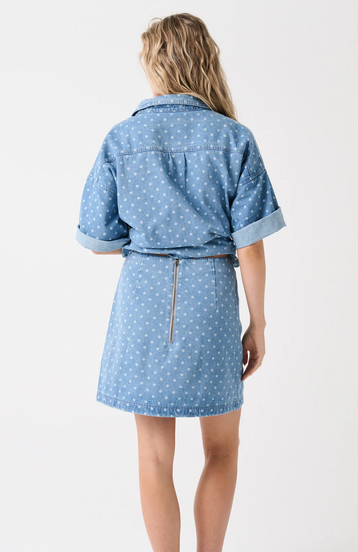 Lenny Skirt - Spot Denim