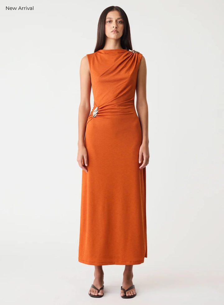 Sculpted Dress - Amber