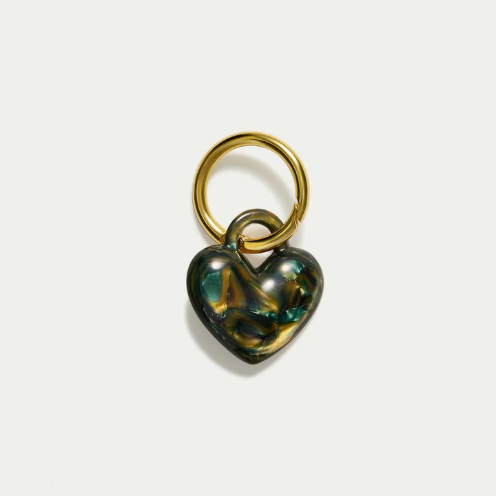 Puffy Heart Key Chain