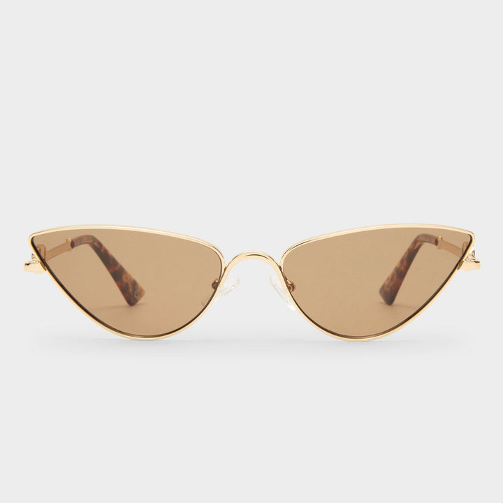 The Soiree Sunglasses | Bright Gold