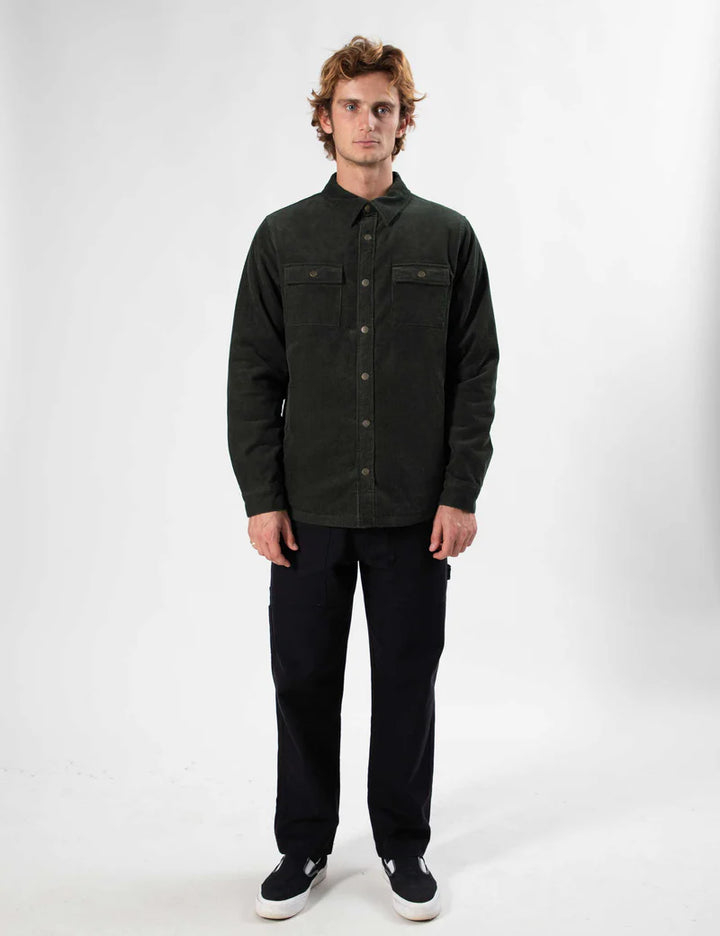 Quilted Cord Jacket Pine