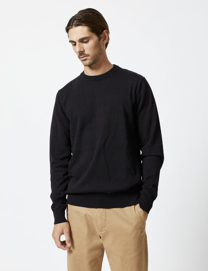 Everyday Crew Knit - Black