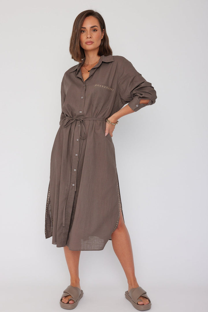 Osko Dress - Chocolate