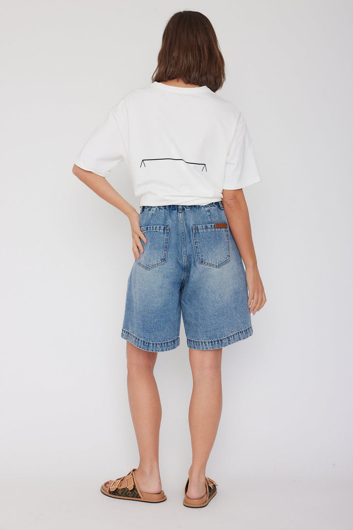 Harvey Blue Denim Shorts