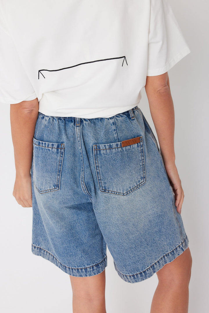 Harvey Blue Denim Shorts