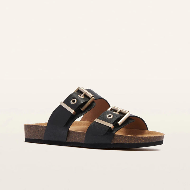 Tommy Slide - Black Tumbled