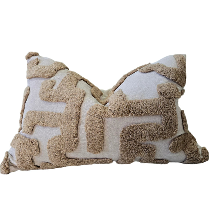 Romantic Nostalgia Lumbar Cushion - Latte Natural