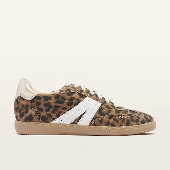 Levi Leopard Print Suede