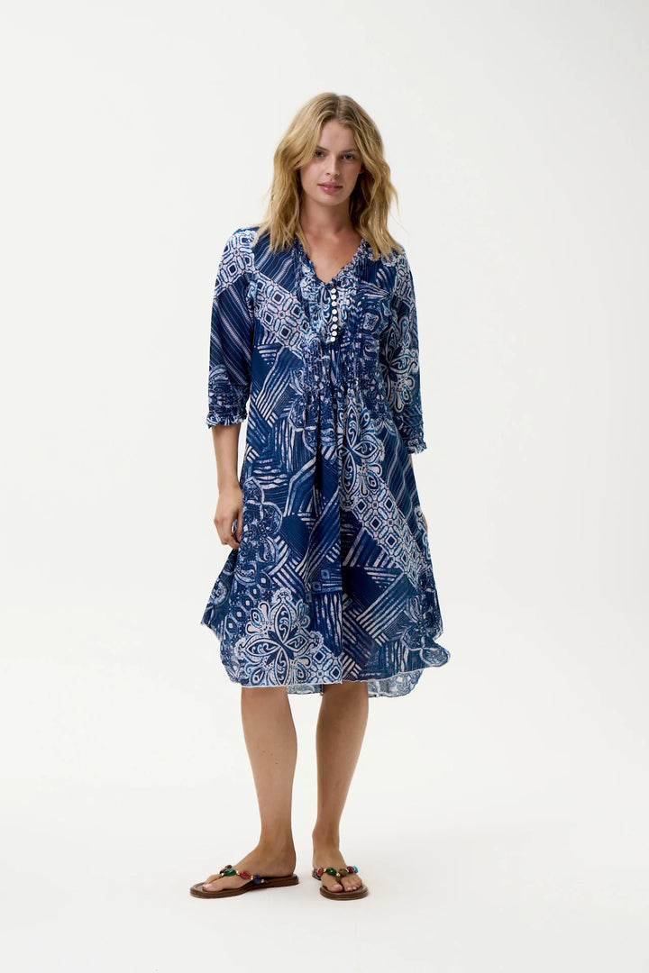 Middy Poppy Mandala - Navy