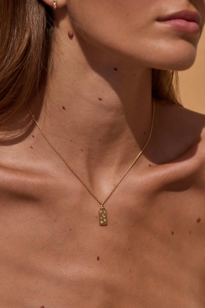 Estelle Topaz Gold Necklace