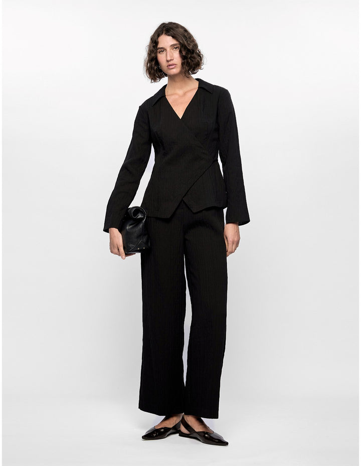 Marlow Wide Leg Pants - Black