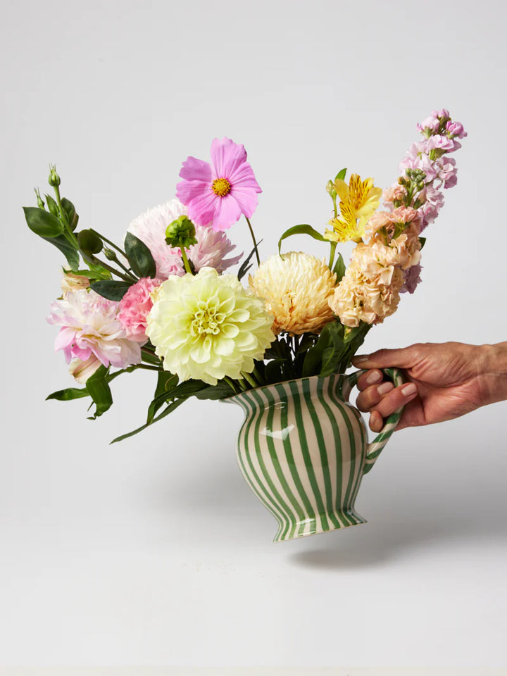 Pitcher - Green Stripe