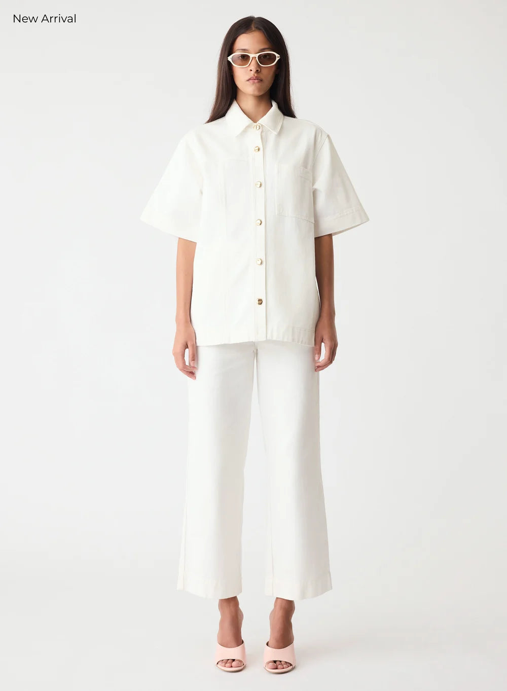 Capilla Denim Shirt - Ivory