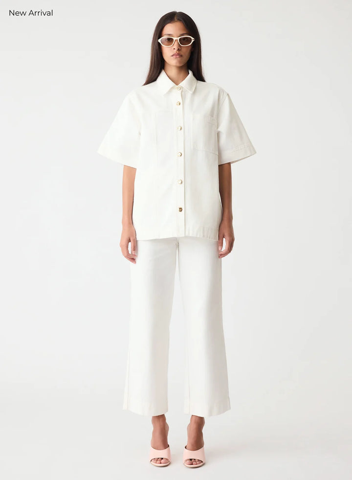 Capilla Denim Shirt - Ivory