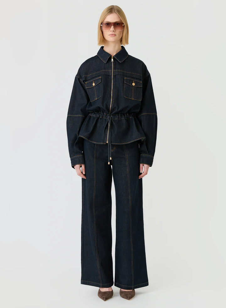 Franca Denim Jacket - Dark Indigo