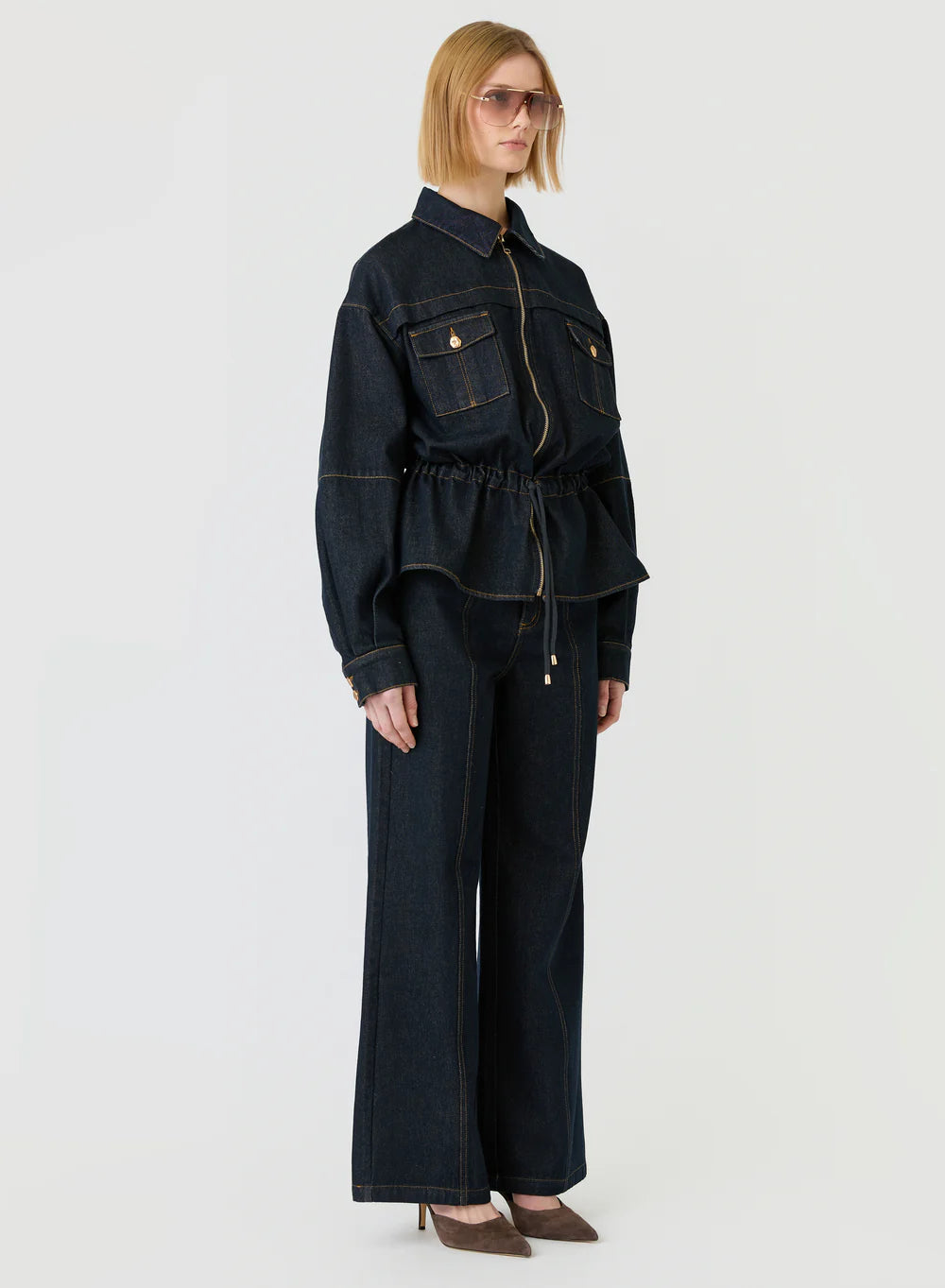 Franca Denim Jacket - Dark Indigo