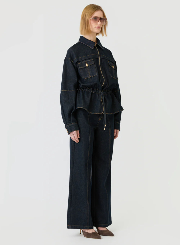 Franca Denim Jacket - Dark Indigo
