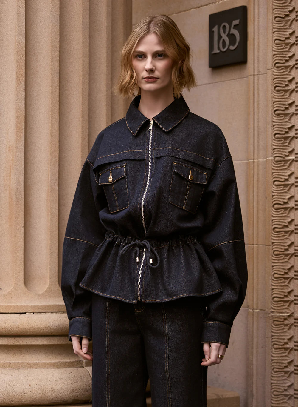 Franca Denim Jacket - Dark Indigo
