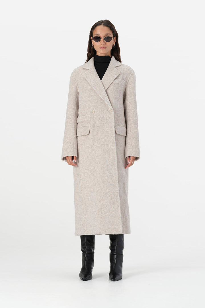 Laurence Coat - Ivory Marle