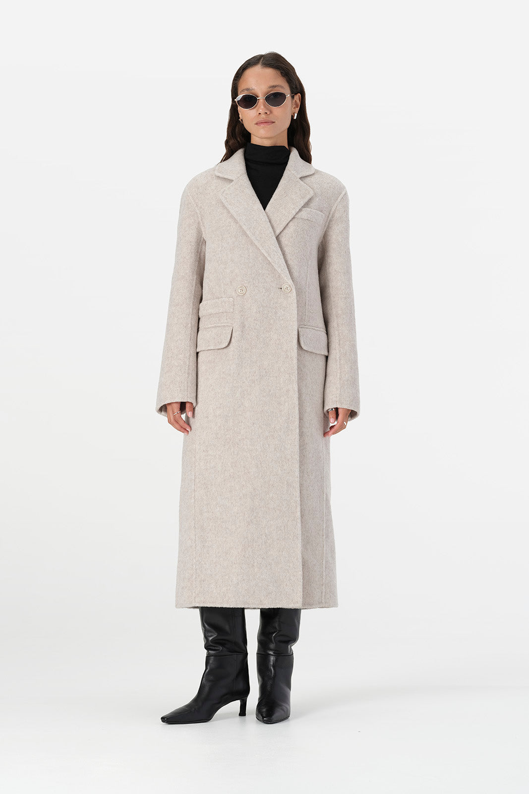 Laurence Coat - Ivory Marle