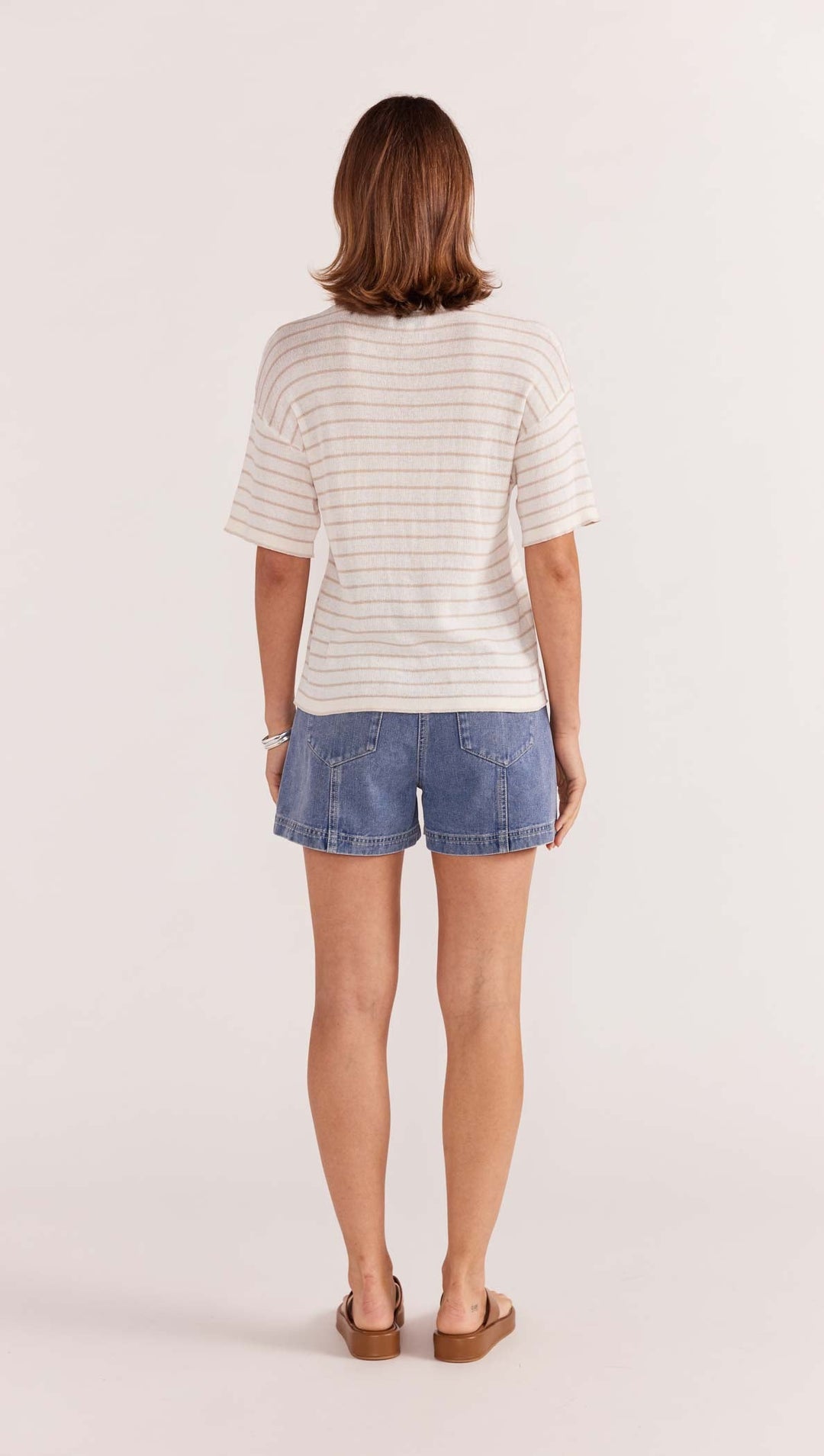 Paige Stripe Knit Tee