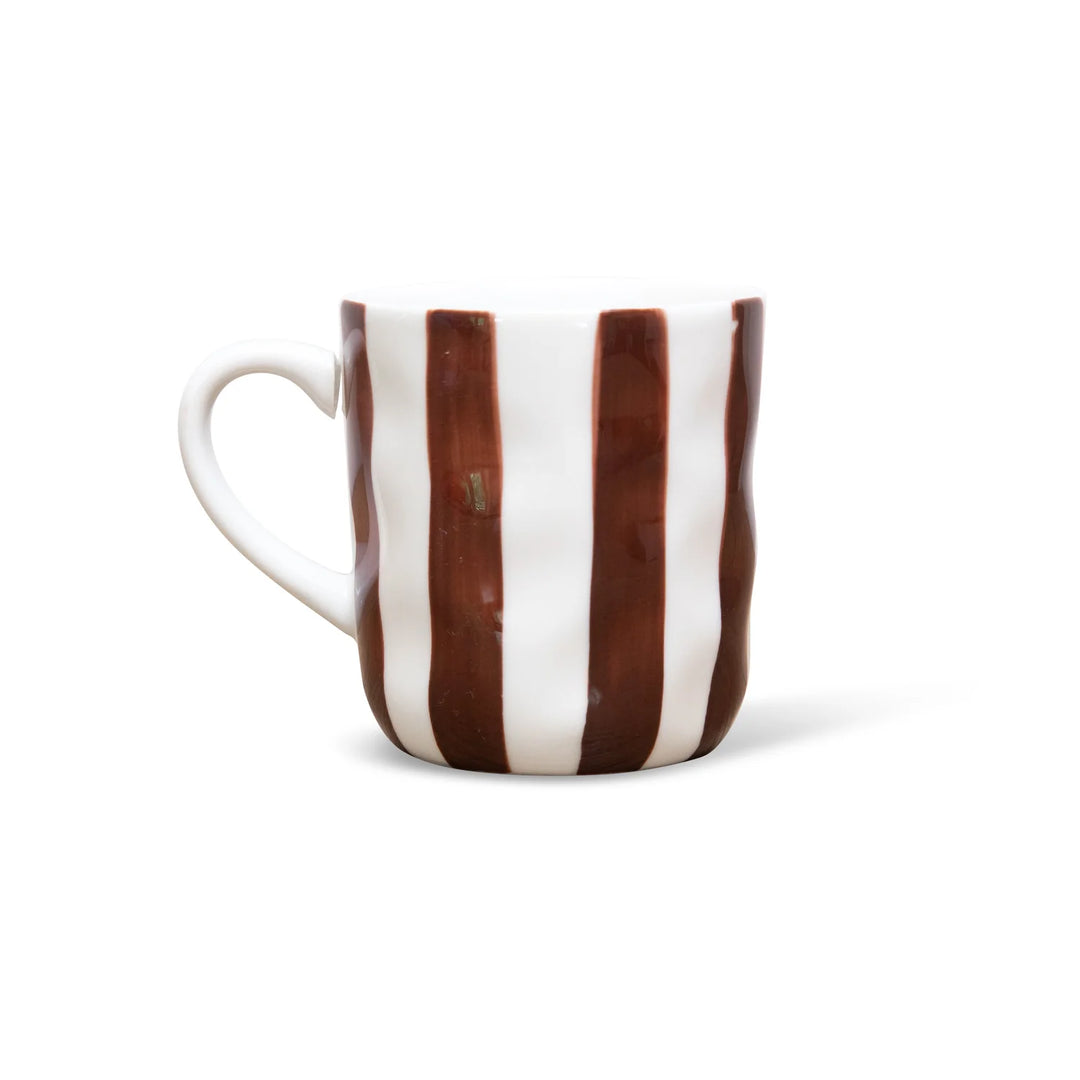 Ceramic Mug | Brown Stripe
