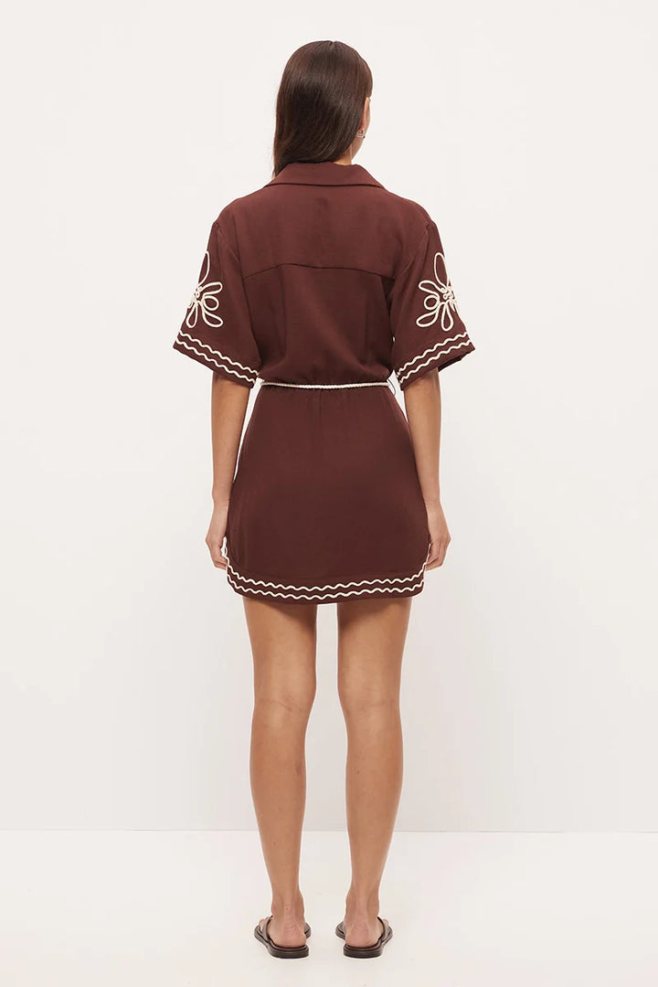 Loren Shirt Dress Cocoa