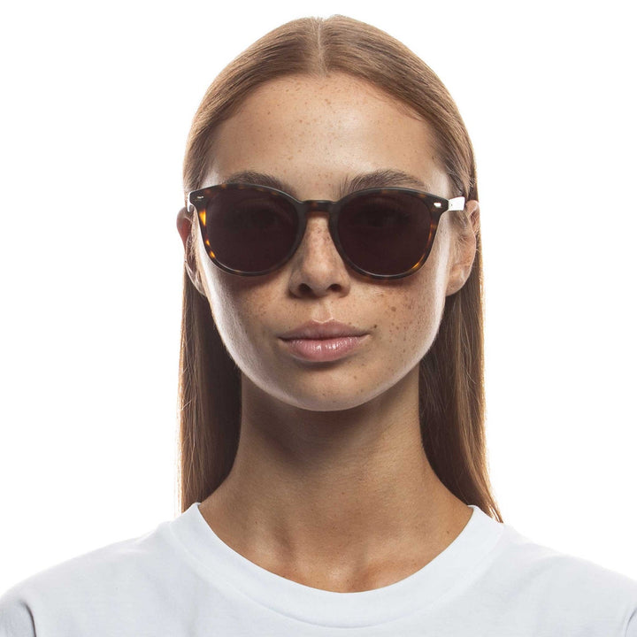 Le Specs Bio Metric Sunglasses in Matte Dark Tort